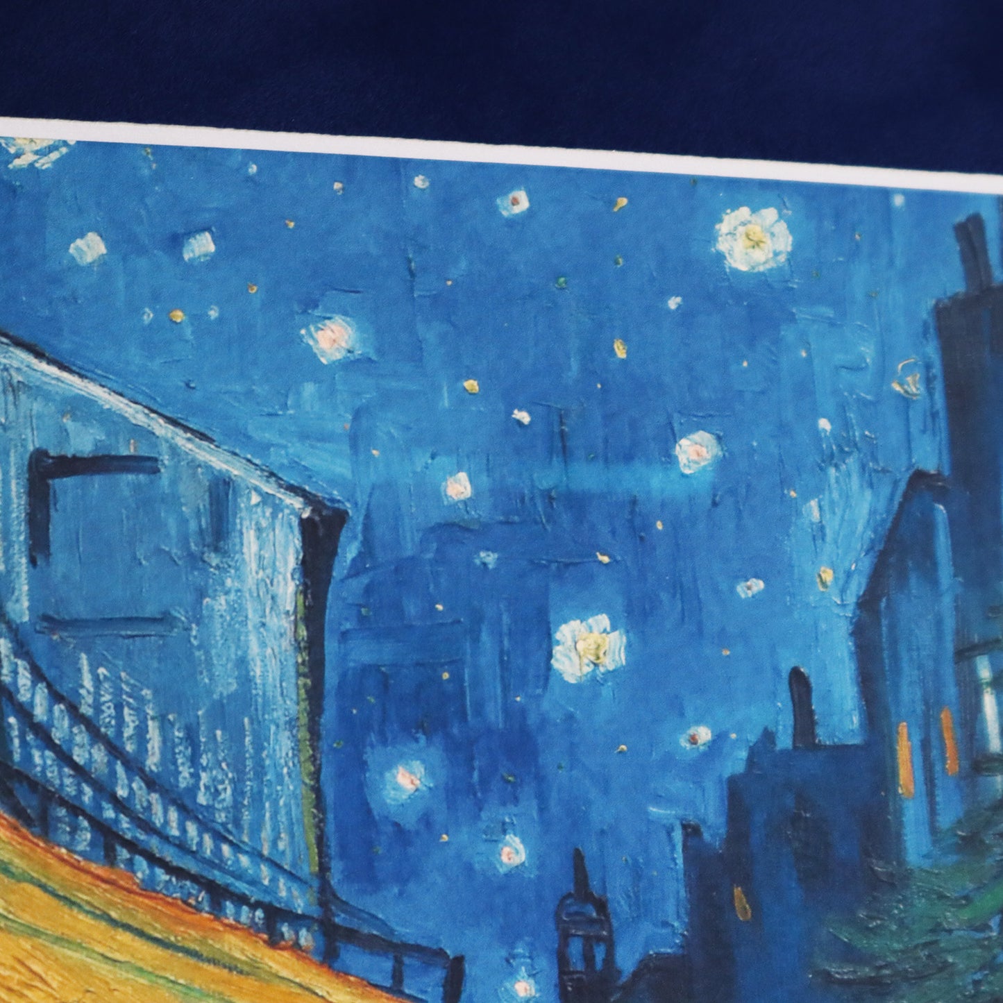 フィンセント・ファン・ゴッホ 「夜のカフェテラス」アートポスター(フレーム付き)4