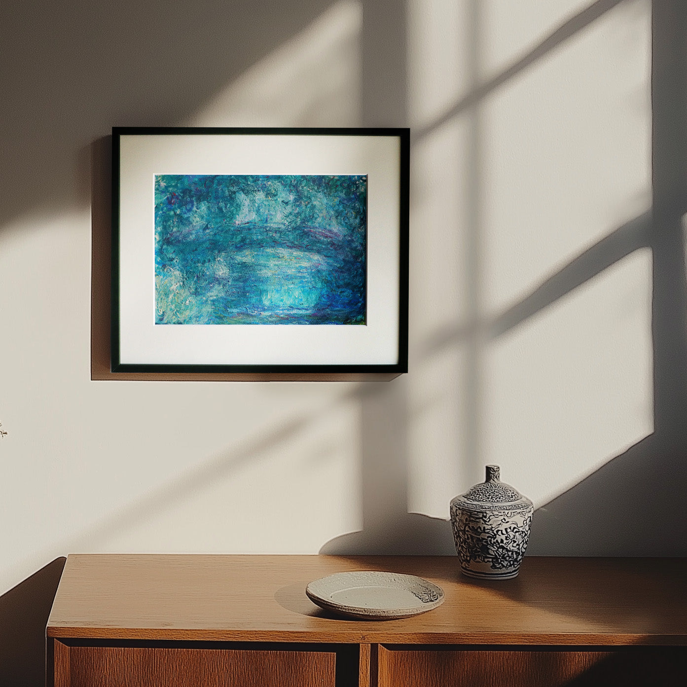 モネ【日本の橋】 - 手描き 絵画（油絵複製画）販売のアート名画館