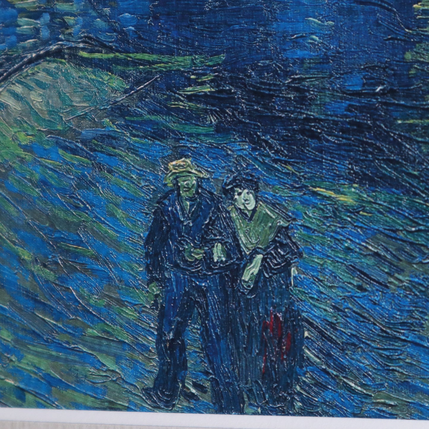 フィンセント・ファン・ゴッホ 「ローヌ川の星月夜」アートポスター(フレーム付き)6