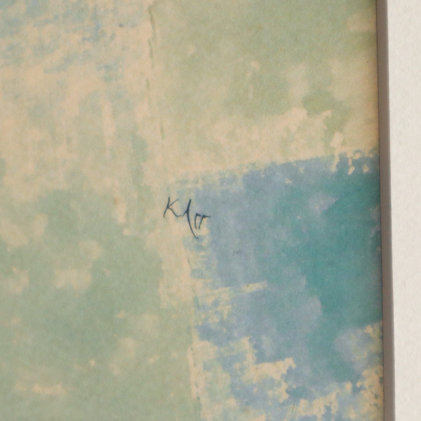 パウル・クレー「居留地の最初の家」アートポスター(フレーム付き) / Paul Klee “First house of a settlement” Art Frame6