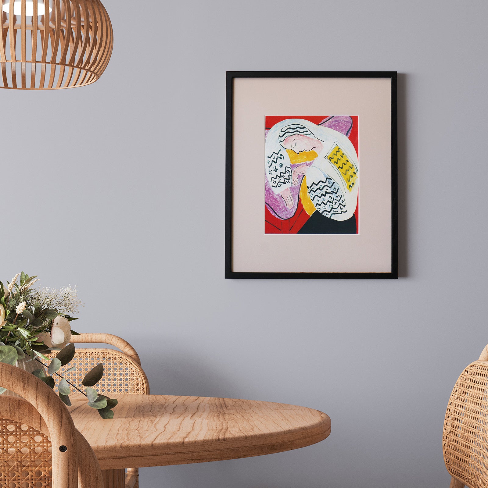 秋田店ENCHANTE/アンリ・マティス Henri Matisse「ヴァンスのロザリオ礼拝堂」 リトグラフ（エスタンプ）明るい色彩　飾りやすいサイズ 石版画、リトグラフ