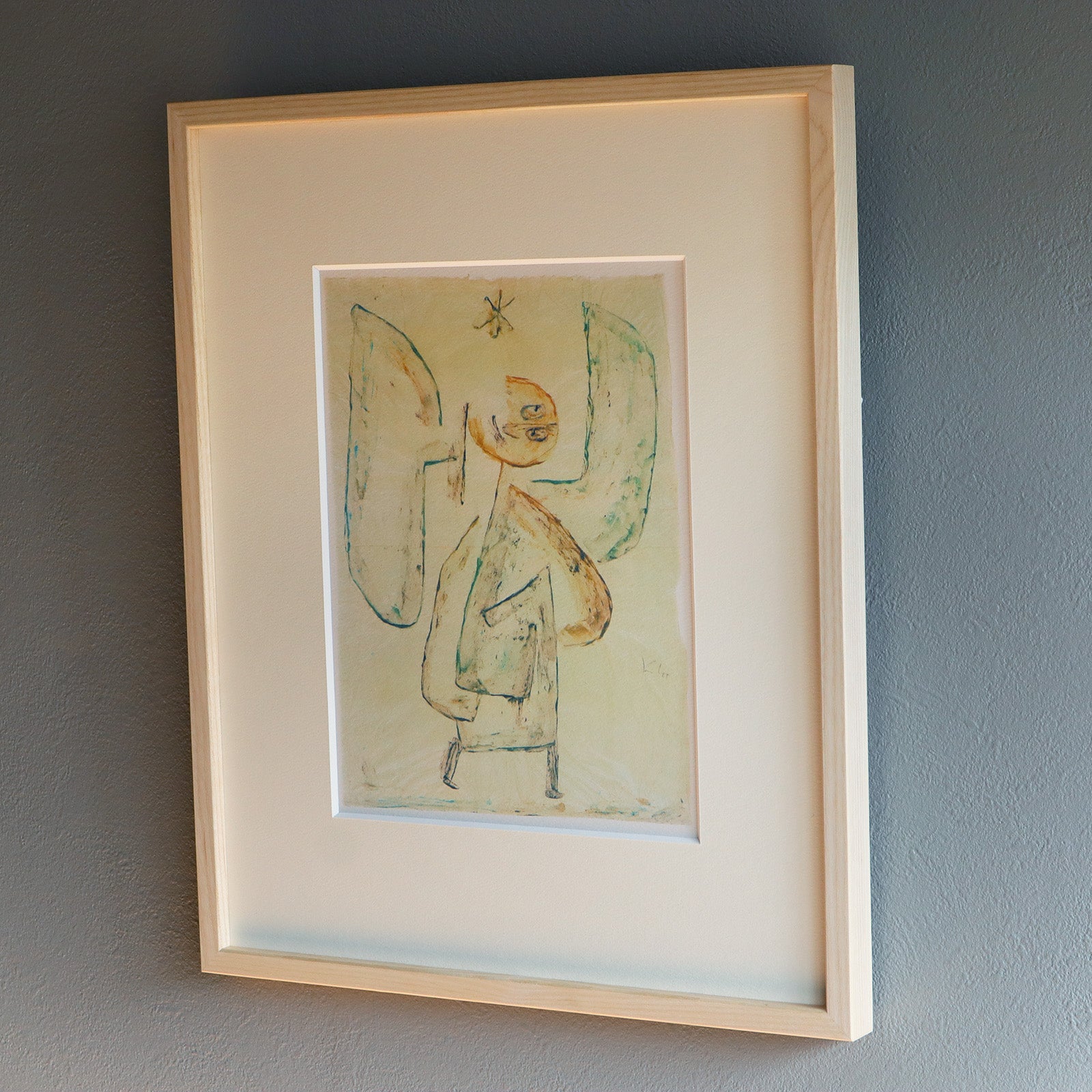 パウル・クレー「星よりの使者」アートポスター（フレーム付き） / Paul Klee “Angel of the star” 絵画・名画［額入り］3