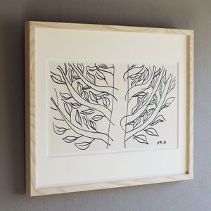 アンリ・マティス 「樹木 3」アートポスター（フレーム付き） / Henri Matisse “Arbre III” 絵画・名画［額入り］2