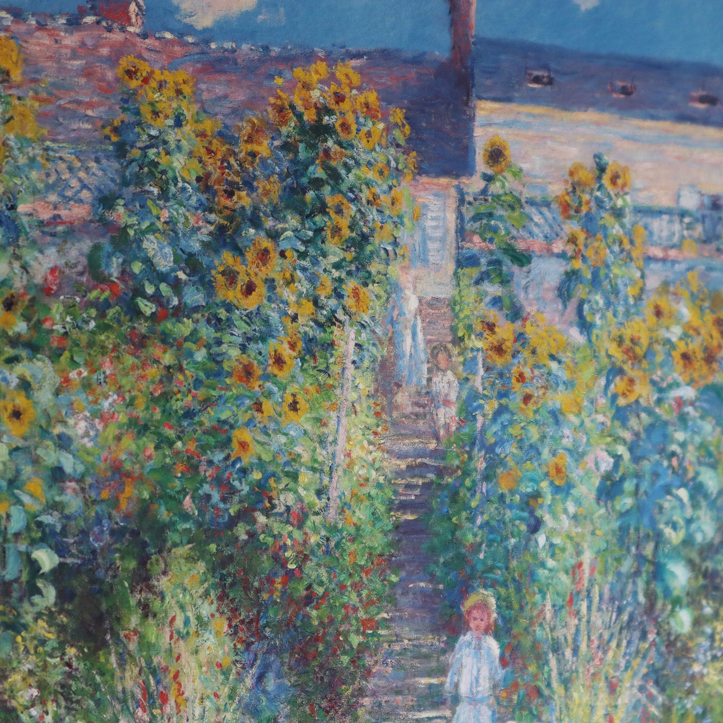 クロード・モネ 「ヴェトゥイユの画家の庭」アートポスター（フレーム付き） / Claude Monet“The Artist's Garden at Vétheuil”名画・絵画［額入り］4