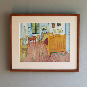 フィンセント・ファン・ゴッホ 「アルルの寝室（第1バージョン）」アートポスター（フレーム付き）1