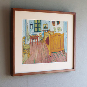 フィンセント・ファン・ゴッホ 「アルルの寝室（第1バージョン）」アートポスター（フレーム付き）2