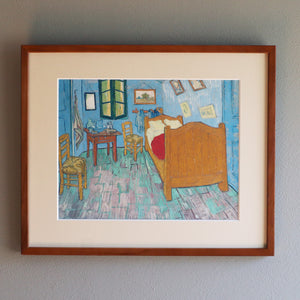 フィンセント・ファン・ゴッホ 「アルルの寝室（第2バージョン）」アートポスター（フレーム付き） 1