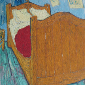 フィンセント・ファン・ゴッホ 「アルルの寝室（第2バージョン）」アートポスター（フレーム付き） / Vincent van Gogh “Bedroom in Arles 2nd version”名画・絵画［額入り］