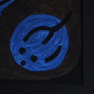 パウル・クレー「青い鳥とカボチャ」アートポスター（フレーム付き） / Paul Klee “Blue-Bird-Pumpkin” 絵画・名画［額入り5