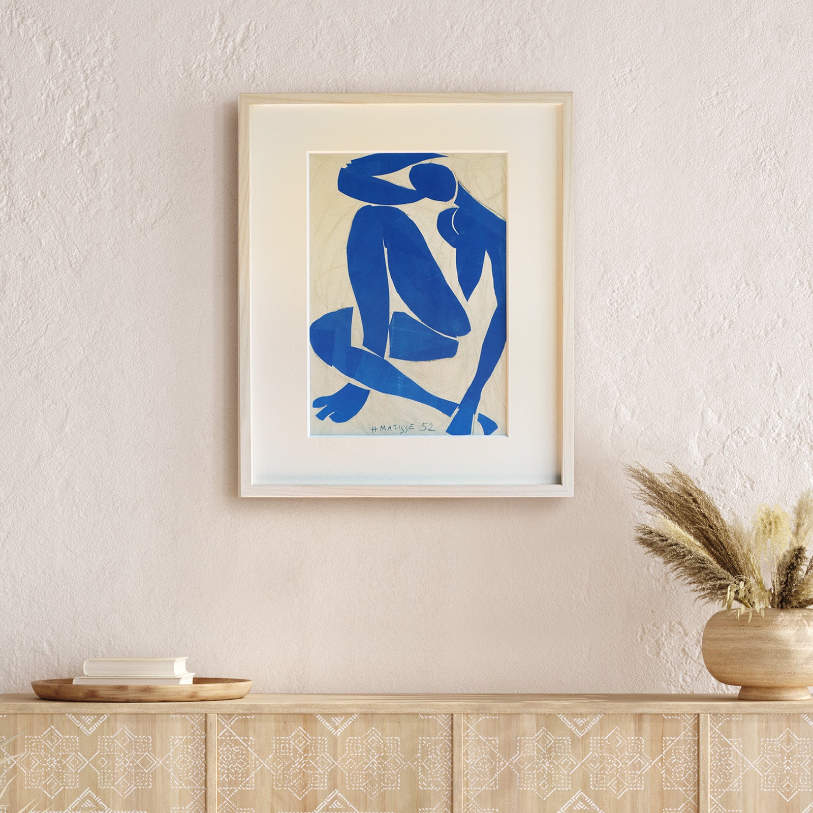 アンリ・マティス 「ブルーヌードⅣ」アートポスター（フレーム付き） / Henri Matisse “Blue Nude Ⅳ” 絵画・名画［額入り］image