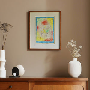 パウル・クレー「花のグラス」アートポスター（フレーム付き） / Paul Klee “Blumenglas” 絵画・名画［額入り］0