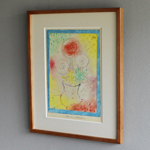 パウル・クレー「花のグラス」アートポスター（フレーム付き） / Paul Klee “Blumenglas” 絵画・名画［額入り］3