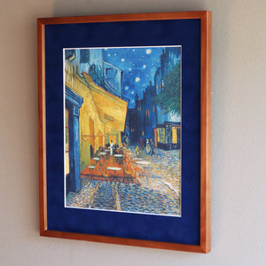 フィンセント・ファン・ゴッホ 「夜のカフェテラス」アートポスター（フレーム付き）3