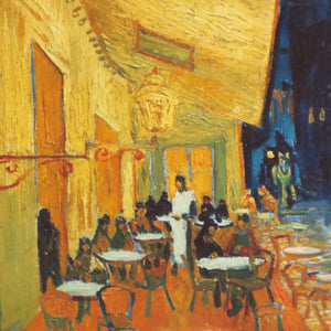 フィンセント・ファン・ゴッホ 「夜のカフェテラス」アートポスター（フレーム付き）5