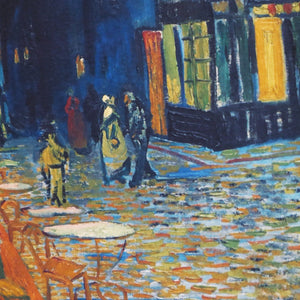 フィンセント・ファン・ゴッホ 「夜のカフェテラス」アートポスター（フレーム付き）6