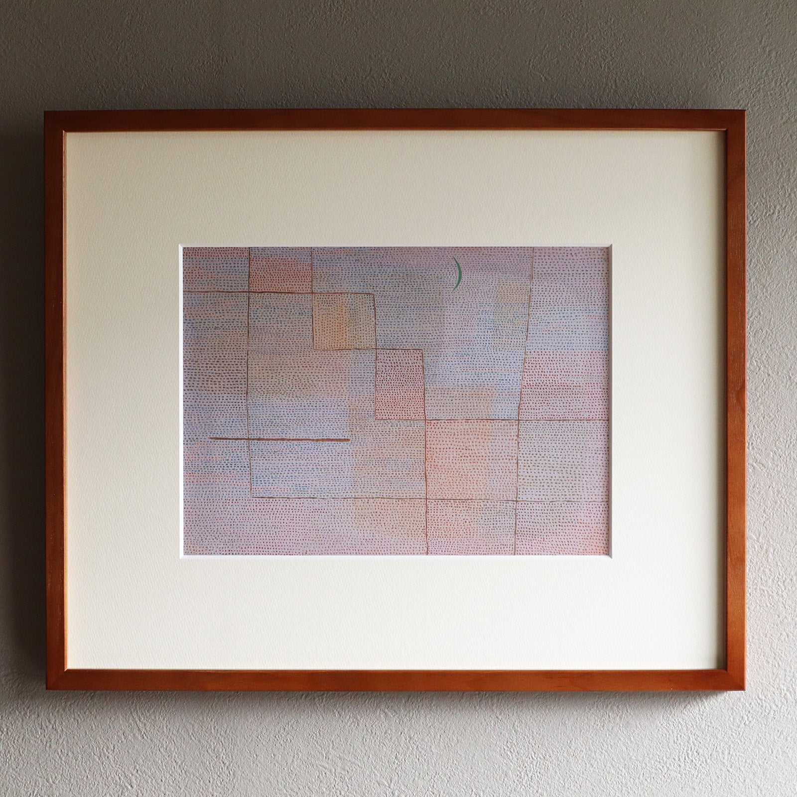 パウル・クレー「明確化」アートポスター（フレーム付き） / Paul Klee “Clarification(1932)” 絵画・名画［額入り］1