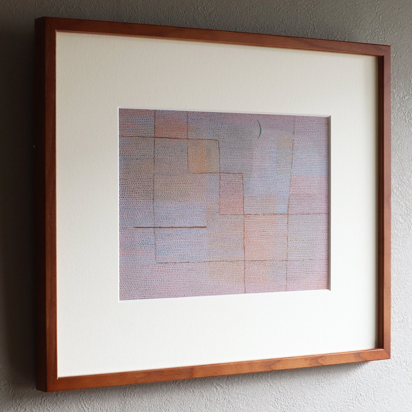 パウル・クレー「明確化」アートポスター（フレーム付き） / Paul Klee “Clarification(1932)” 絵画・名画［額入り］2