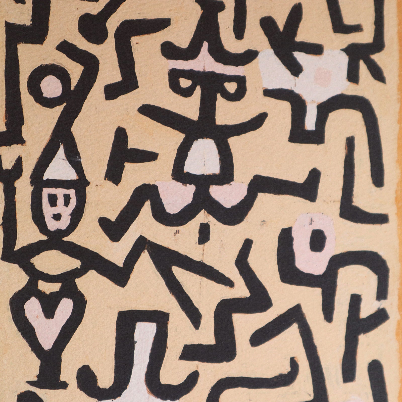 パウル・クレー「コメディアン ハンドビル」アートポスター（フレーム付き） / Paul Klee “Comedians’ Handbill (1938)” 絵画・名画［額入り］4