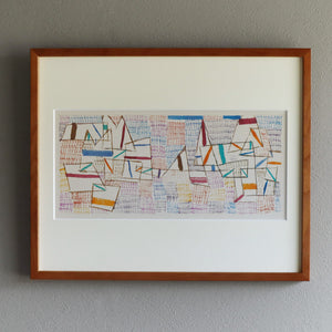 パウル・クレー「コート・ド・プロヴァンス 7 (1927)」アートポスター（フレーム付き） / Paul Klee “Cote De Provence 7 (1927)” 絵画・名画［額入り］1