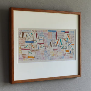 パウル・クレー「コート・ド・プロヴァンス 7 (1927)」アートポスター（フレーム付き） / Paul Klee “Cote De Provence 7 (1927)” 絵画・名画［額入り］2