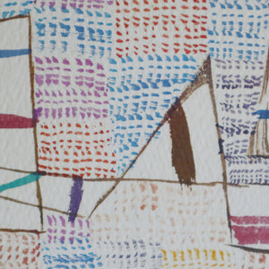 パウル・クレー「コート・ド・プロヴァンス 7 (1927)」アートポスター（フレーム付き） / Paul Klee “Cote De Provence 7 (1927)” 絵画・名画［額入り］7