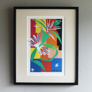 アンリ・マティス 「クレオールの踊り子」アートポスター（フレーム付き） /  Henri Matisse “The Creole Dancer” 絵画・名画［額入り］1