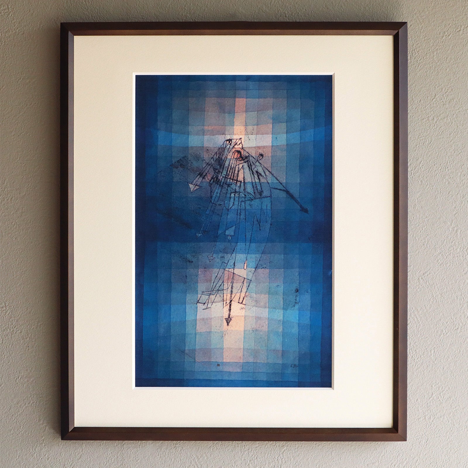 パウル・クレー「蛾の踊り」アートポスター｜北欧ヴィンテージに合う