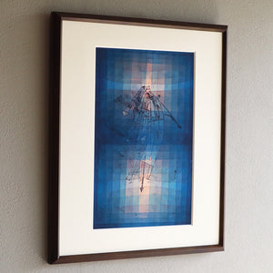 パウル・クレー「蛾の踊り」アートポスター（フレーム付き） / Paul Klee “Dance of Moth” 絵画・名画［額入り］2