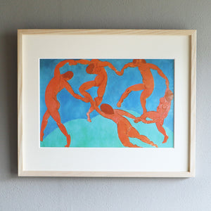 アンリ・マティス 「ダンス（II）」アートポスター（フレーム付き） /  Henri Matisse “Dance (II)” 絵画・名画［額入り］1