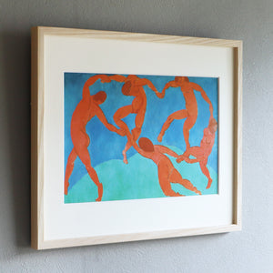 アンリ・マティス 「ダンス（II）」アートポスター（フレーム付き） /  Henri Matisse “Dance (II)” 絵画・名画［額入り］2