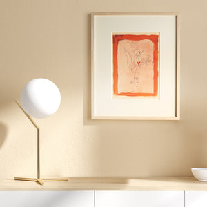 パウル・クレー「朝食を運ぶ天使」アートポスター（フレーム付き） / Paul Klee “A Genius Serves a Small Breakfast ” 絵画・名画［額入り］0