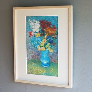 フィンセント・ファン・ゴッホ 「青い花瓶の花」アートポスター（フレーム付き）3
