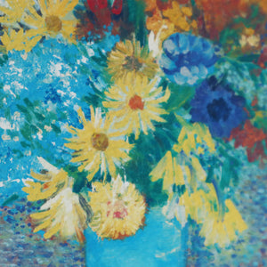 フィンセント・ファン・ゴッホ 「青い花瓶の花」アートポスター（フレーム付き）4