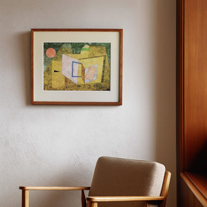 パウル・クレー「開いた」アートポスター（フレーム付き） / Paul Klee “Geoeffnet, 1933” 絵画・名画［額入り］0