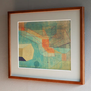 パウル・クレー「滑走」アートポスター（フレーム付き） / Paul Klee “Gliding” 絵画・名画［額入り］3