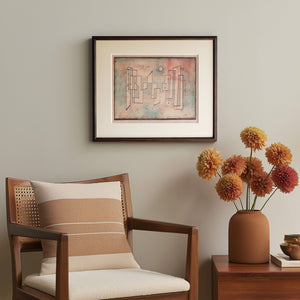 パウル・クレー「グルントフェステ」アートポスター（フレーム付き） / Paul Klee “Grundfeste (Foundation) (1922)”絵画・名画［額入り］0