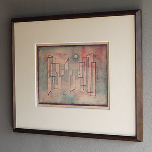 パウル・クレー「グルントフェステ」アートポスター（フレーム付き） / Paul Klee “Grundfeste (Foundation) (1922)” 絵画・名画［額入り］3