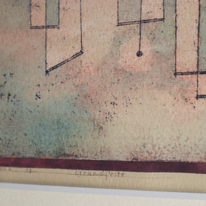 パウル・クレー「グルントフェステ」アートポスター（フレーム付き） / Paul Klee “Grundfeste (Foundation) (1922)”絵画・名画［額入り］6
