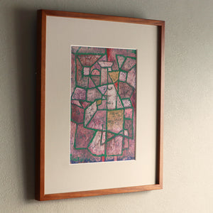 パウル・クレー「ロード・オブ・ザ・シティ」アートポスター（フレーム付き） / Paul Klee “Herr der Stadt” 絵画・名画［額入り］2