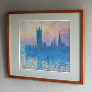 クロード・モネ 「国会議事堂、日没」アートポスター（フレーム付き） / Claude Monet“Houses of Parliament, sunset”名画・絵画［額入り］3