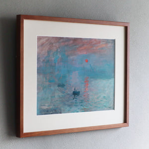 クロード・モネ 「印象・日の出」アートポスター（フレーム付き） / Claude Monet“Impression, Sunrise”名画・絵画［額入り］3
