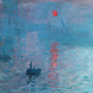 クロード・モネ 「印象・日の出」アートポスター（フレーム付き） / Claude Monet“Impression, Sunrise”名画・絵画［額入り］4