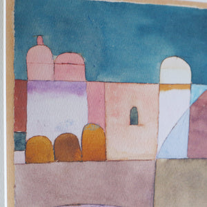 パウル・クレー「ラクダとロバのいるカイラン」アートポスター（フレーム付き） / Paul Klee “Kairuan mit den Kamelen und dem Esel (1916)” 絵画・名画［額入り］4