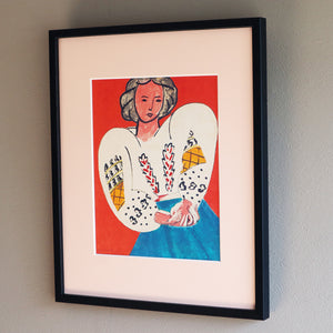 アンリ・マティス 「ルーマニアのブラウス」アートポスター（フレーム付き） / Henri Matisse “La blouse roumaine”名画・絵画［額入り］3