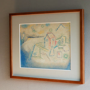パウル・クレー「北のカントリーハウス」アートポスター（フレーム付き） / Paul Klee “Landhaus In Norden” 絵画・名画［額入り］3