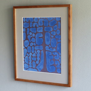 パウル・クレー「夜遅く森の向こうを眺める」アートポスター（フレーム付き） / Paul Klee “Late Evening Looking Out of the Woods (1937)” 絵画・名画［額入り］3