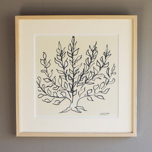 アンリ・マティス 「低木」アートポスター（フレーム付き） / Henri Matisse “Le Buisson.” 絵画・名画［額入り］1