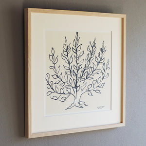 アンリ・マティス 「低木」アートポスター（フレーム付き） / Henri Matisse “Le Buisson.” 絵画・名画［額入り］2