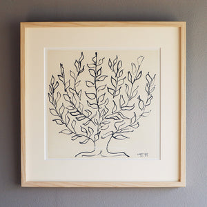 アンリ・マティス 「低木」アートポスター（フレーム付き） / Henri Matisse “Le platane.” 絵画・名画［額入り］1