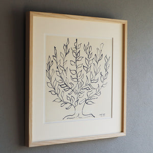 アンリ・マティス 「低木」アートポスター（フレーム付き） / Henri Matisse “Le platane.” 絵画・名画［額入り］2